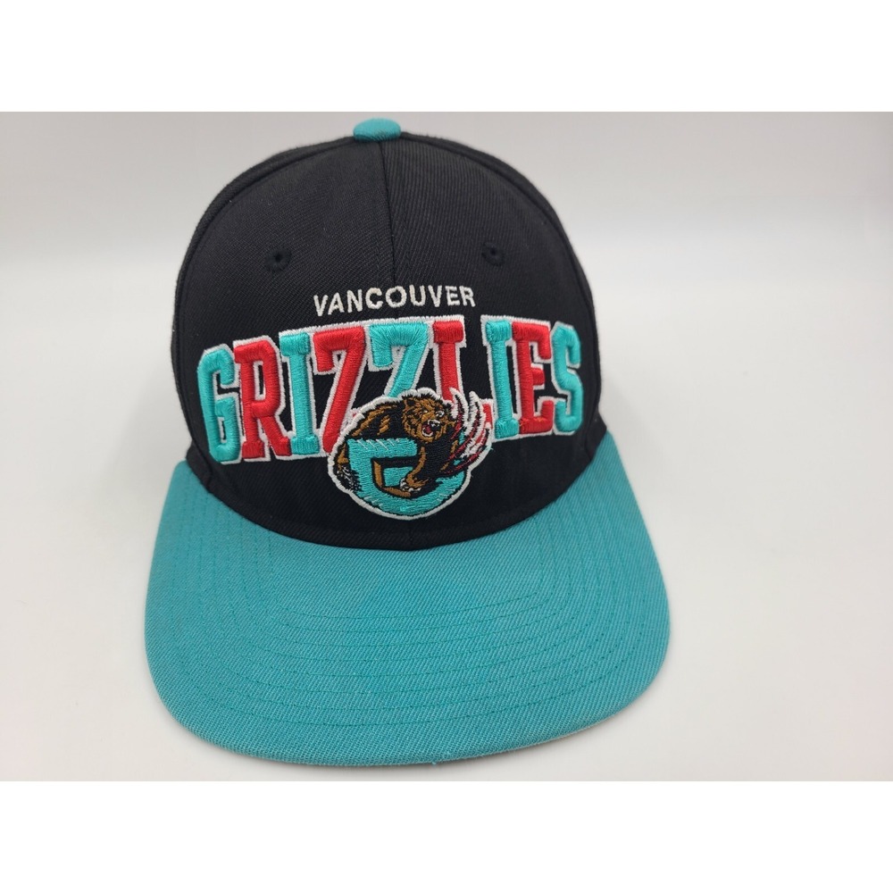 Vancouver Grizzlies Mitchell & Ness Hardwood Classics Snapback Hat Cap NBA Black